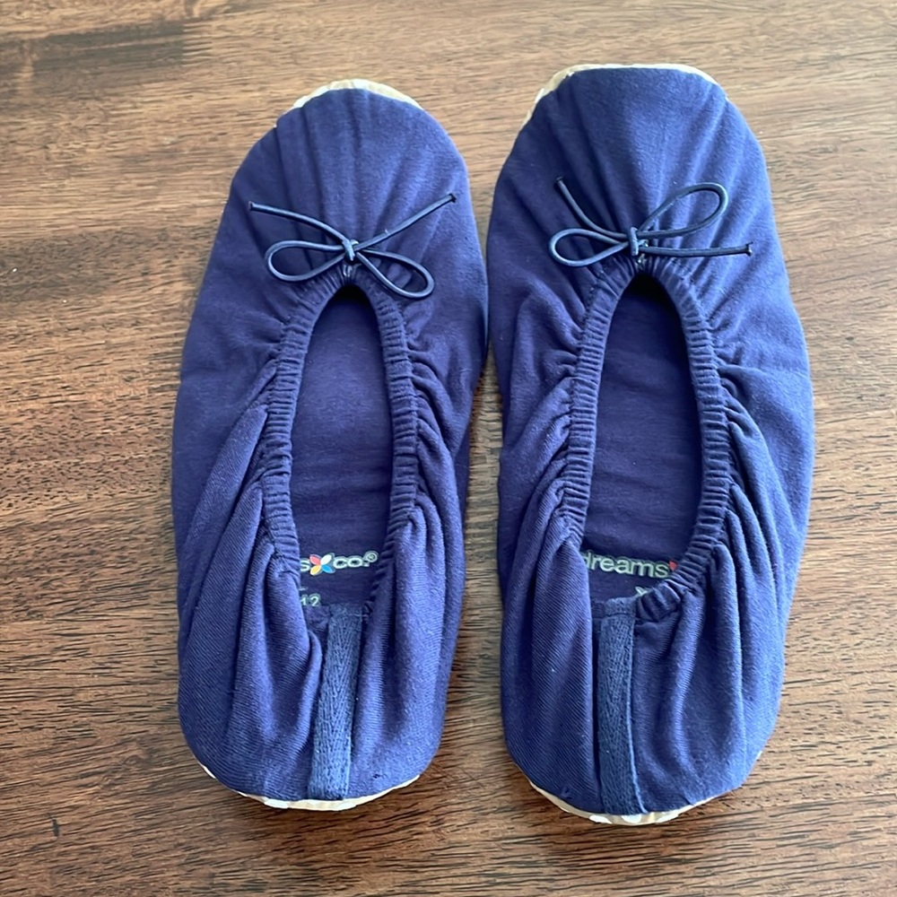 Sale! Dream Co. blue 100% cotton slippers